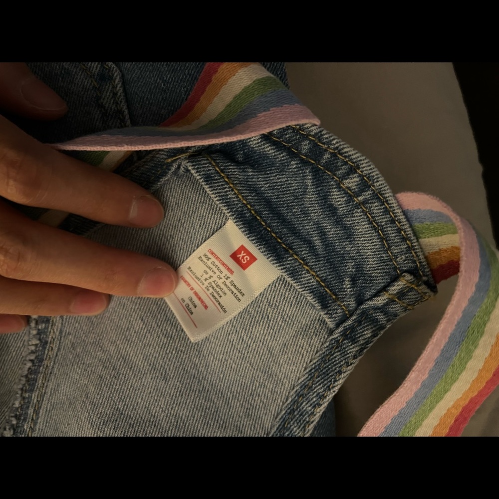 Denim short overalls - Picture 5 of 5